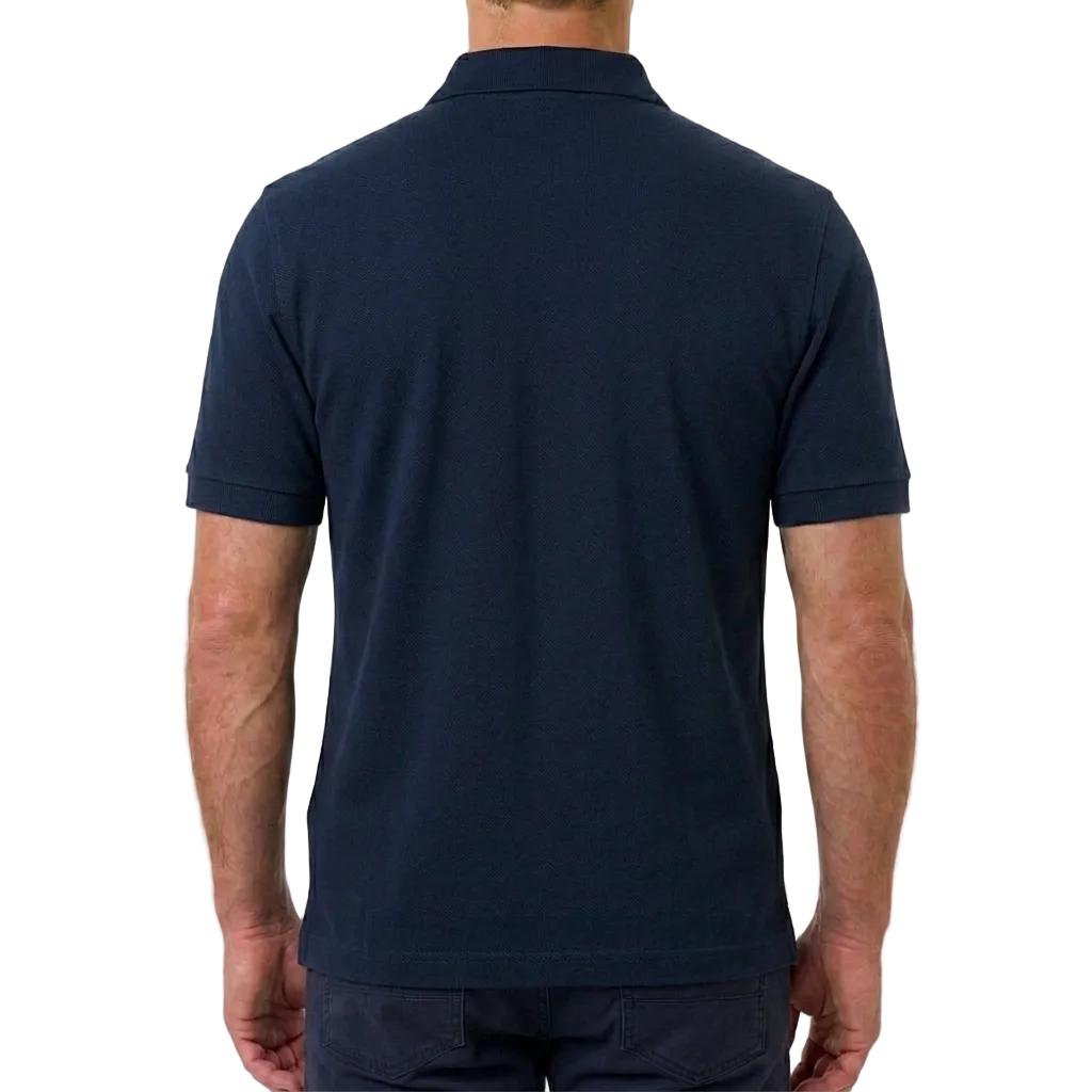 Corneliani Italian Cotton Polo Shirt – Blue, Men's