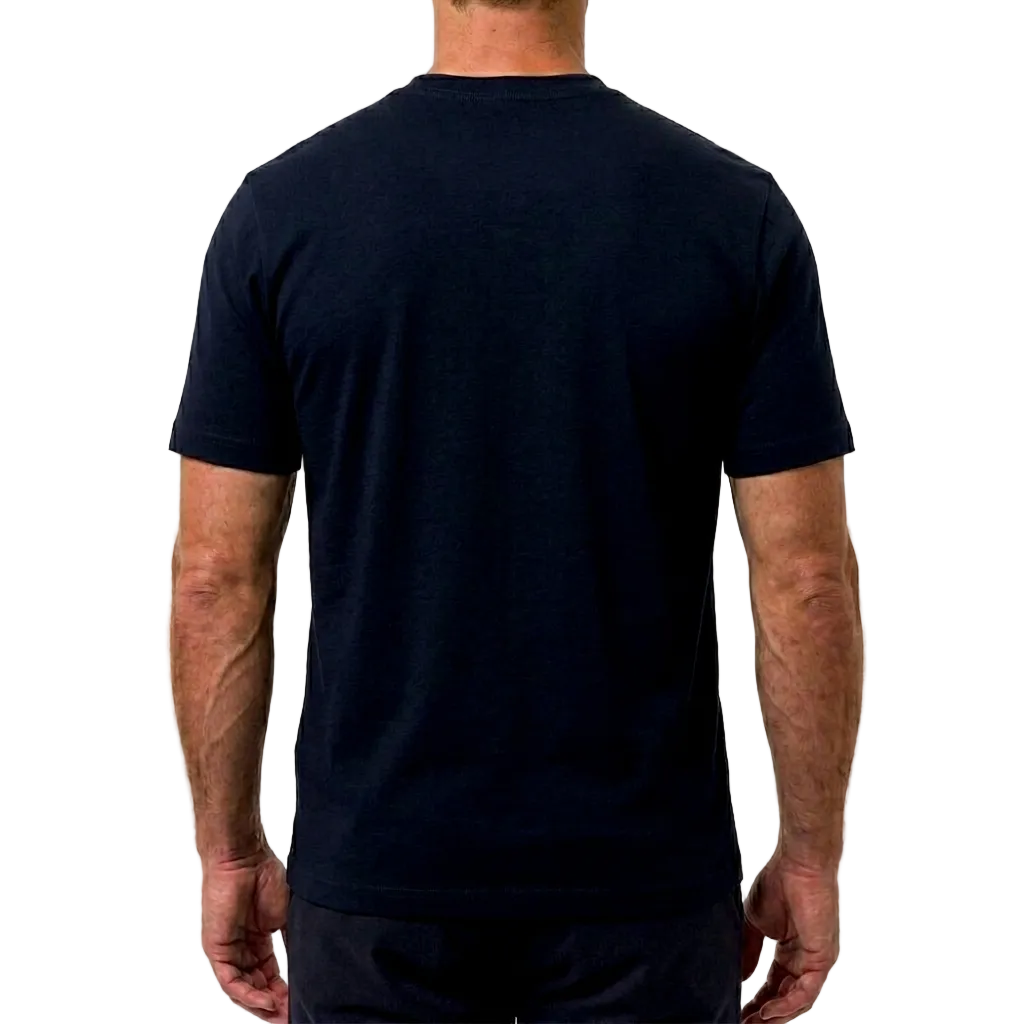 Filippo De Laurentiis Cotton T-Shirt – Navy Blue, Men's