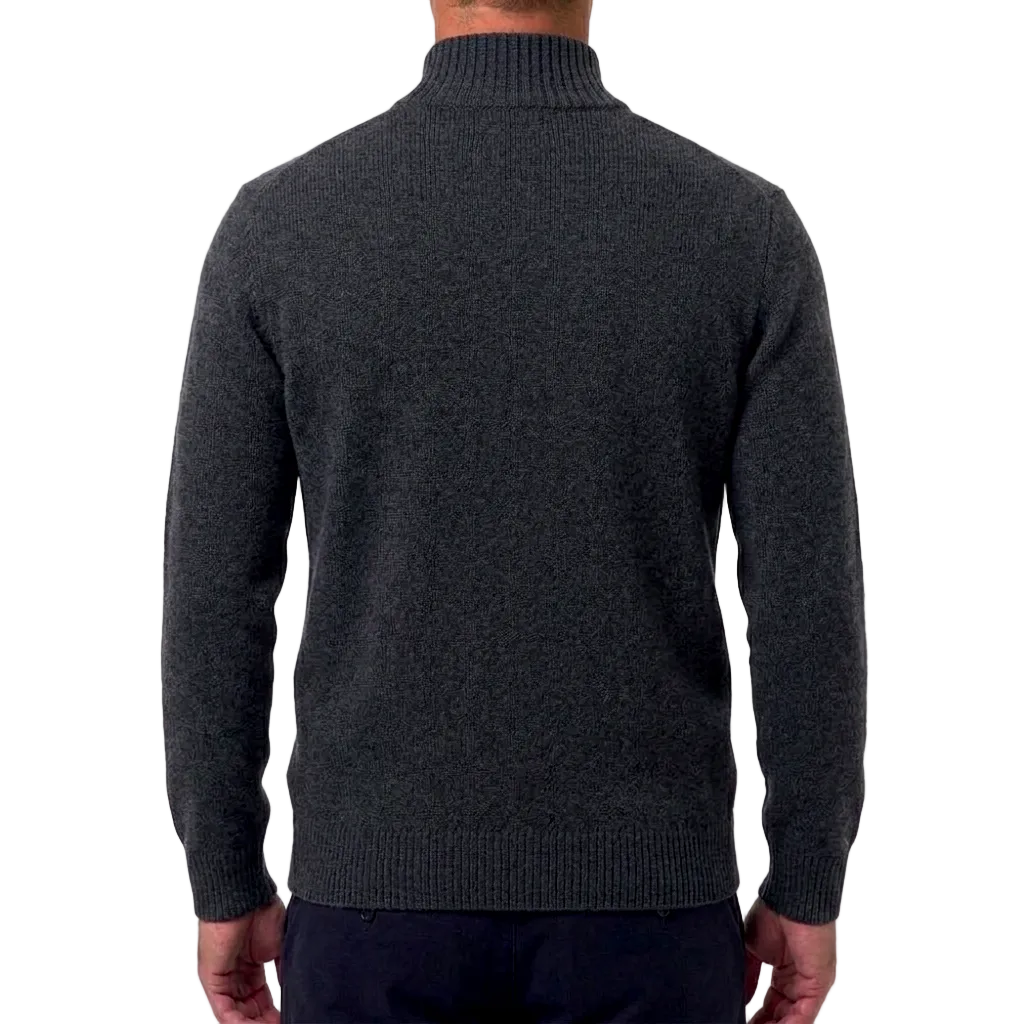 Gran Sasso Wool-Cashmere Sweater – Dark Grey, Men's