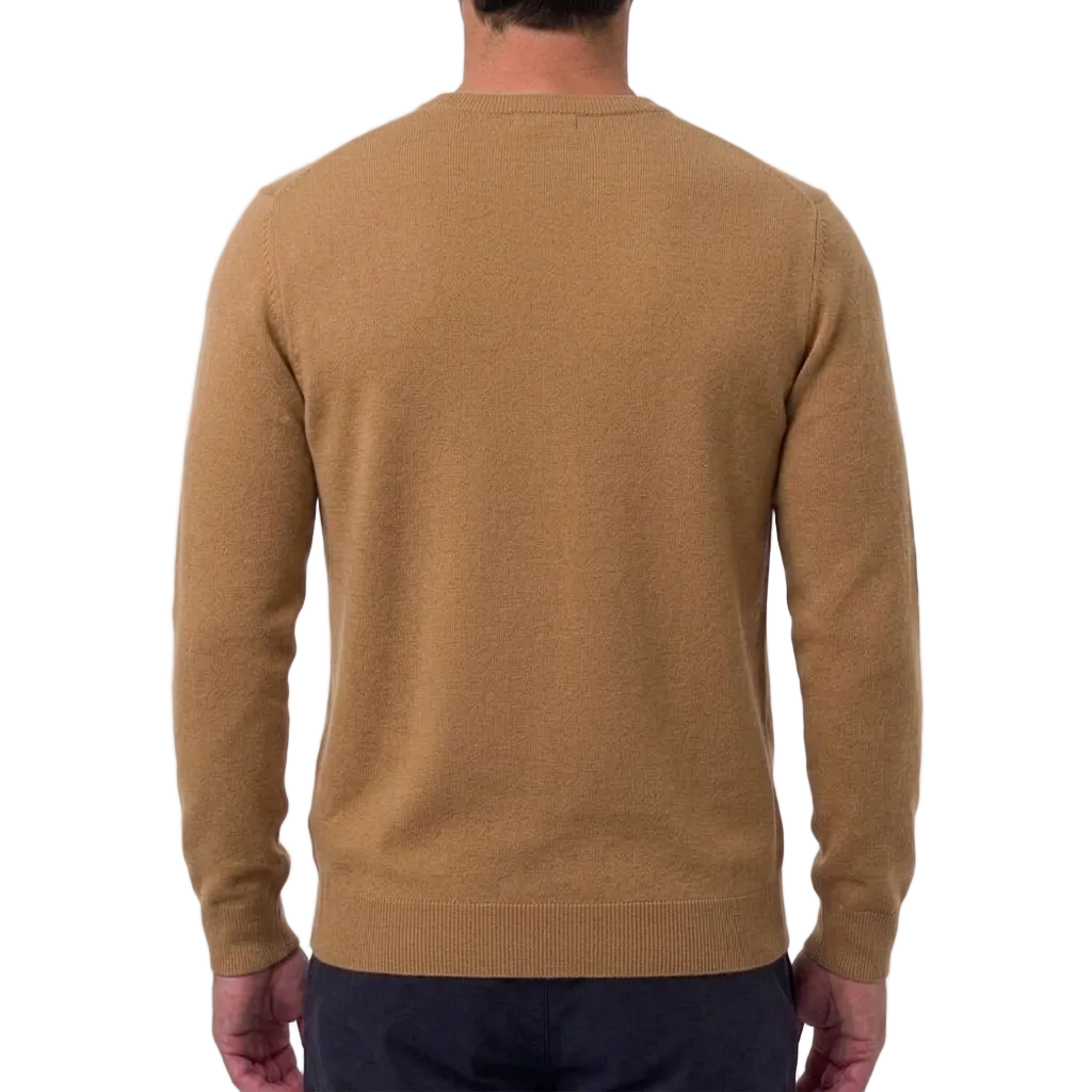 Gran Sasso Wool-Cashmere Sweater – Camel, Men's