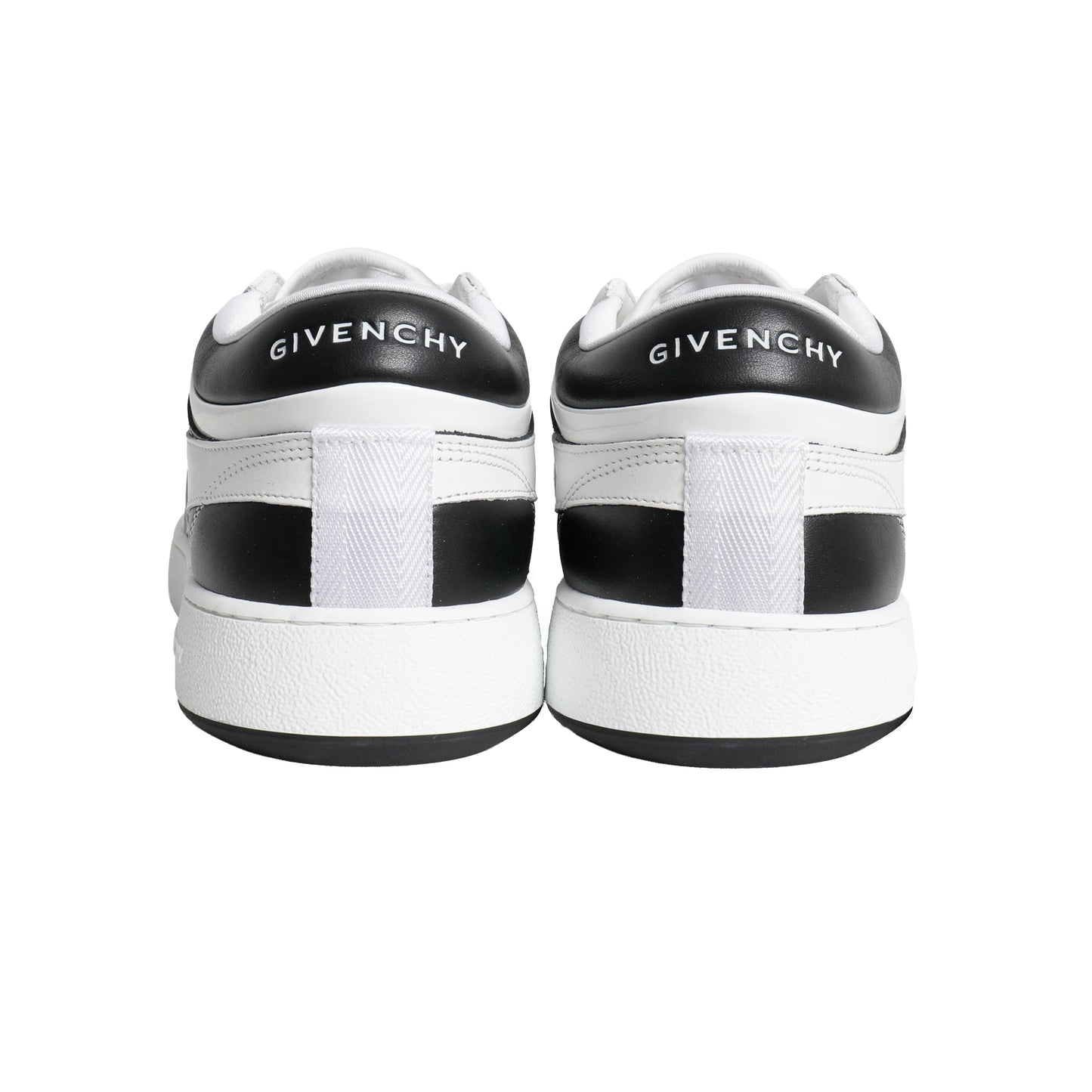 Givenchy Leather & Textile Sneakers – White/Black, Men's