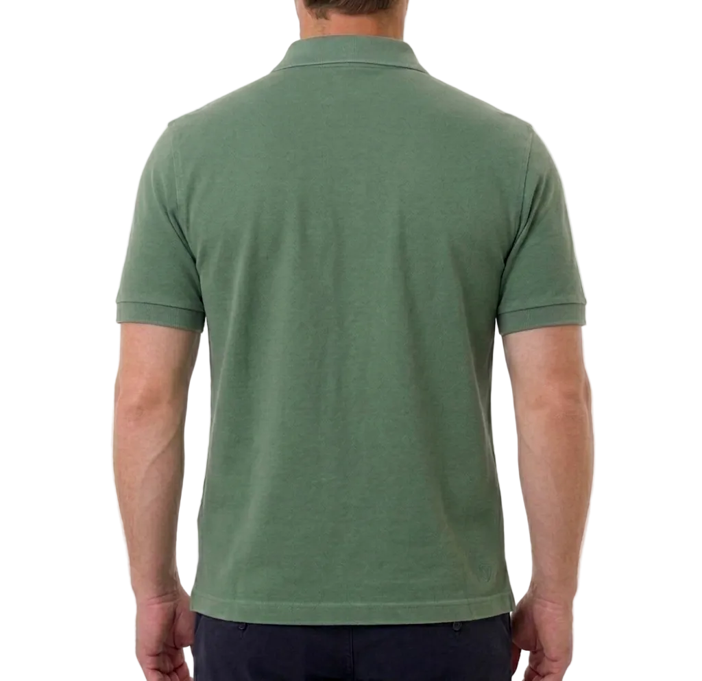 Corneliani Italian Cotton Polo Shirt – Green, Men's