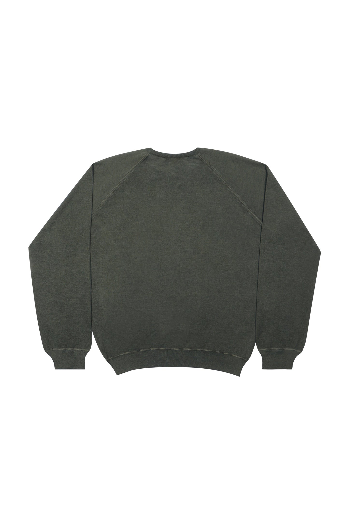 Moorer Wool-Silk-Cashmere Sweater – Dark Green, Men's