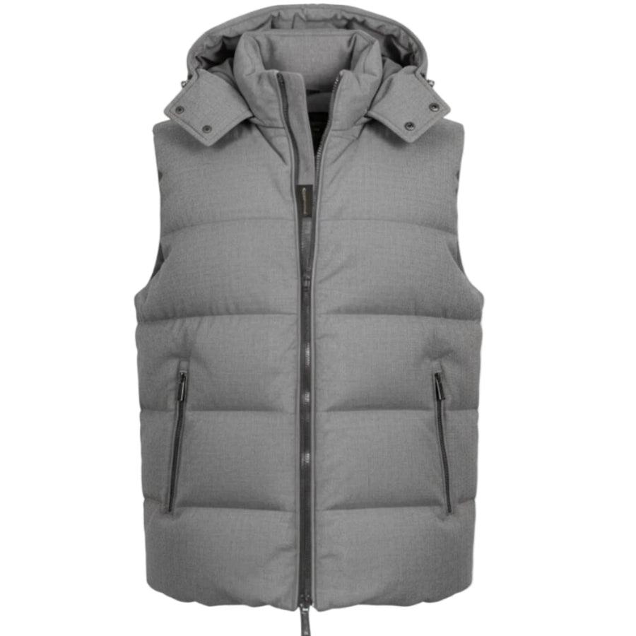Moorer Fire-LL Acqua Proof Vest – Ice Grey, Men's