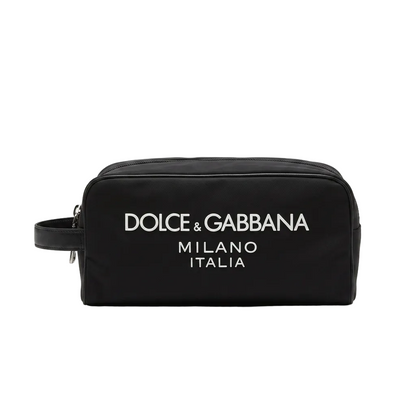 Dolce & Gabbana Nylon Beauty Case – Black & White