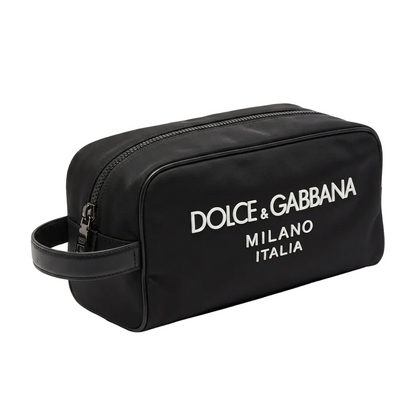 Dolce & Gabbana Nylon Beauty Case – Black & White