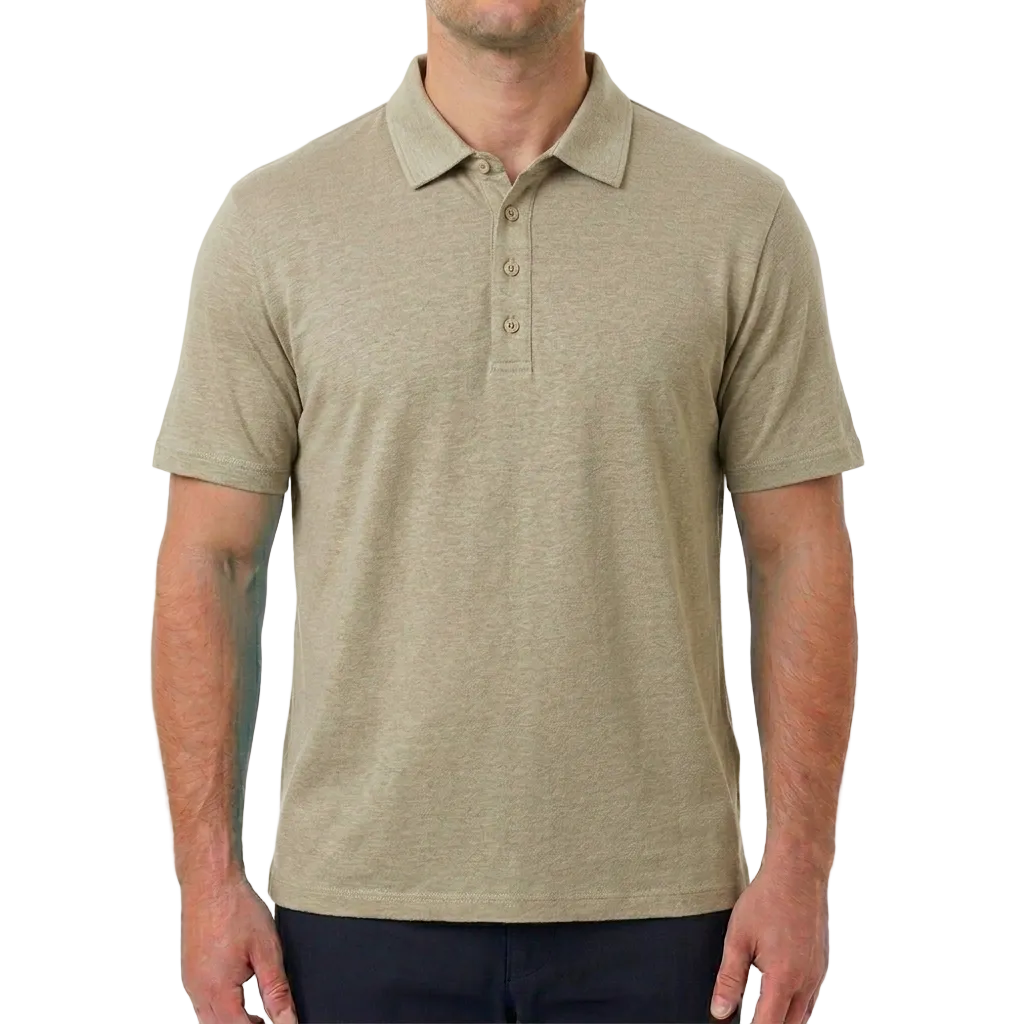 Moorer Cotton-Cashmere Polo Shirt – Beige, Men's