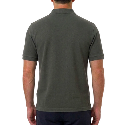 Corneliani Italian Cotton Polo Shirt – Olive Green, Men's