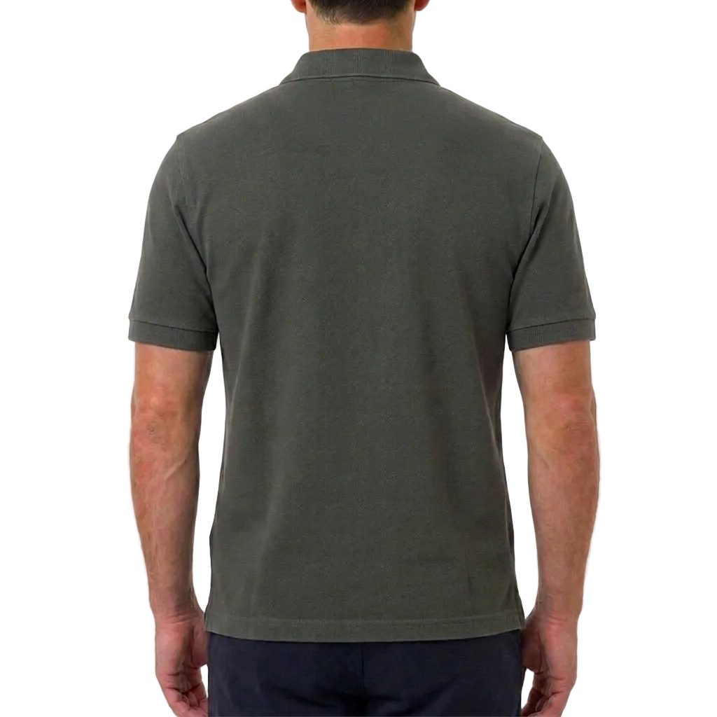 Corneliani Italian Cotton Polo Shirt – Olive Green, Men's