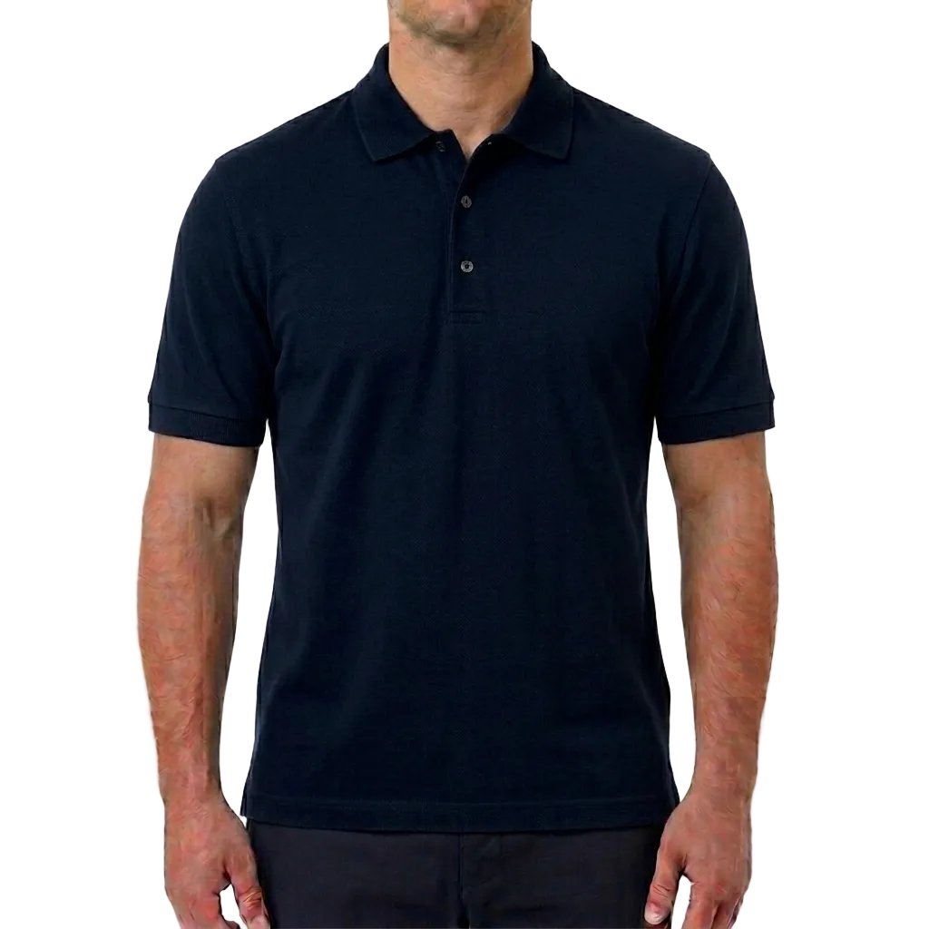 Filippo De Laurentiis Cotton Polo Shirt – Dark Blue, Men's