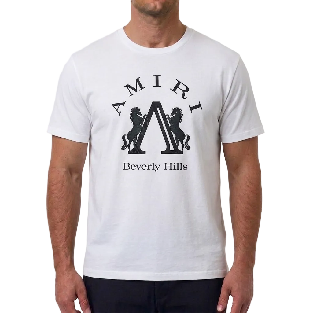 Amiri Cotton T-Shirt – White, Men's