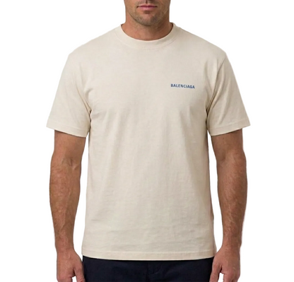 Balenciaga Cotton T-Shirt – Beige, Unisex