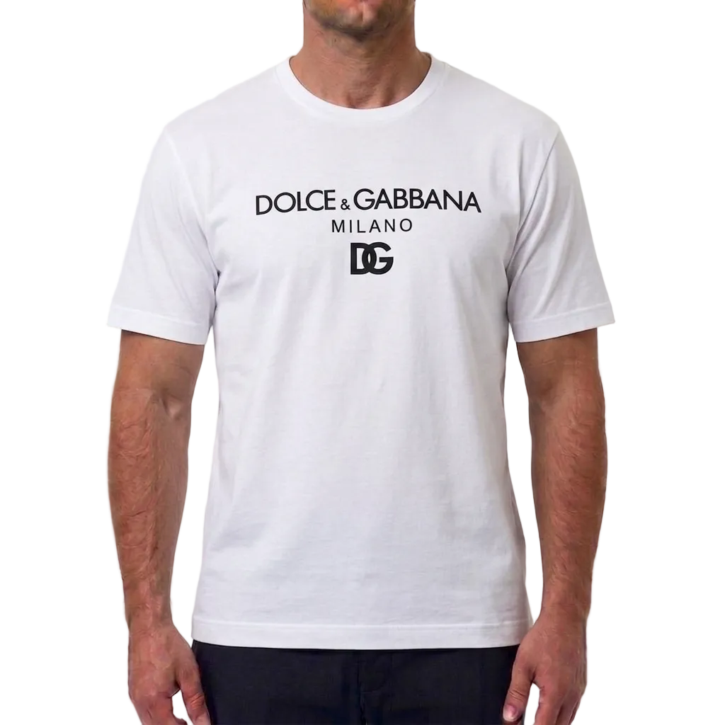Dolce & Gabbana Cotton T-Shirt – White, Men's