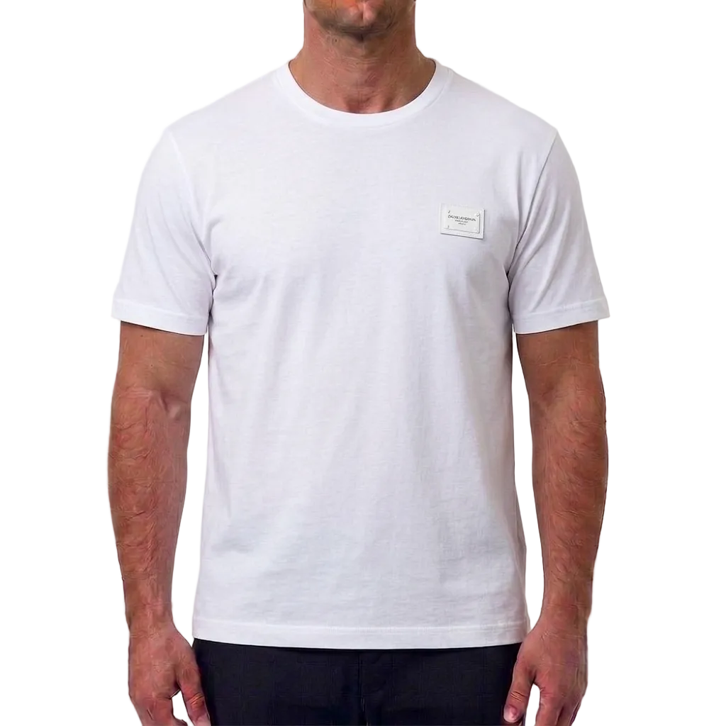 Dolce & Gabbana Cotton T-Shirt – White II, Men's