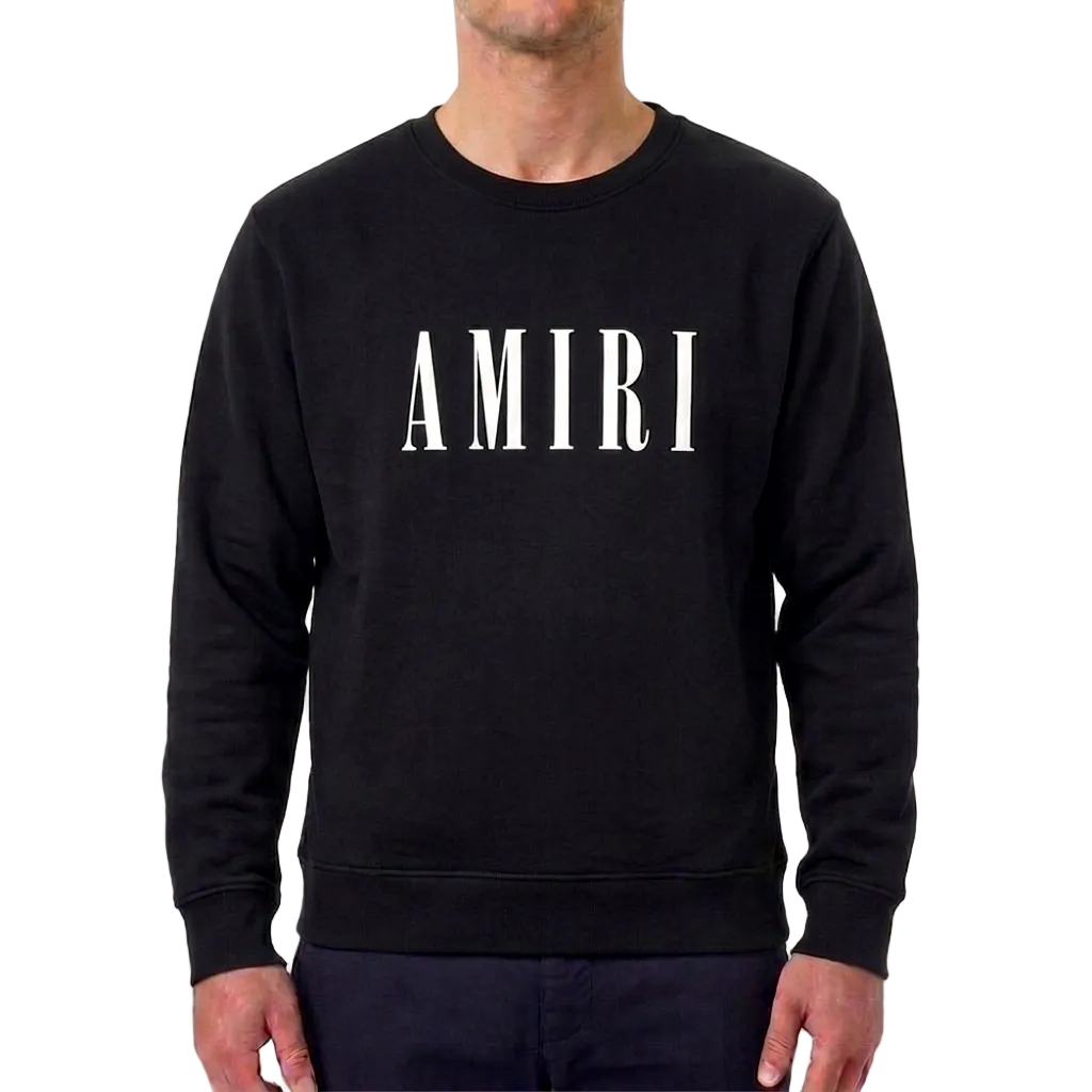 Amiri Cotton Sweatshirt – Black, Men's
