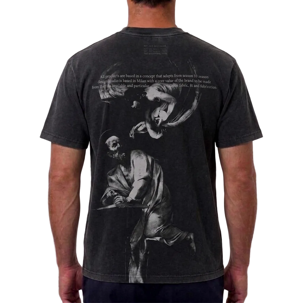 Off-White Cotton T-Shirt – Black/Grey, Unisex