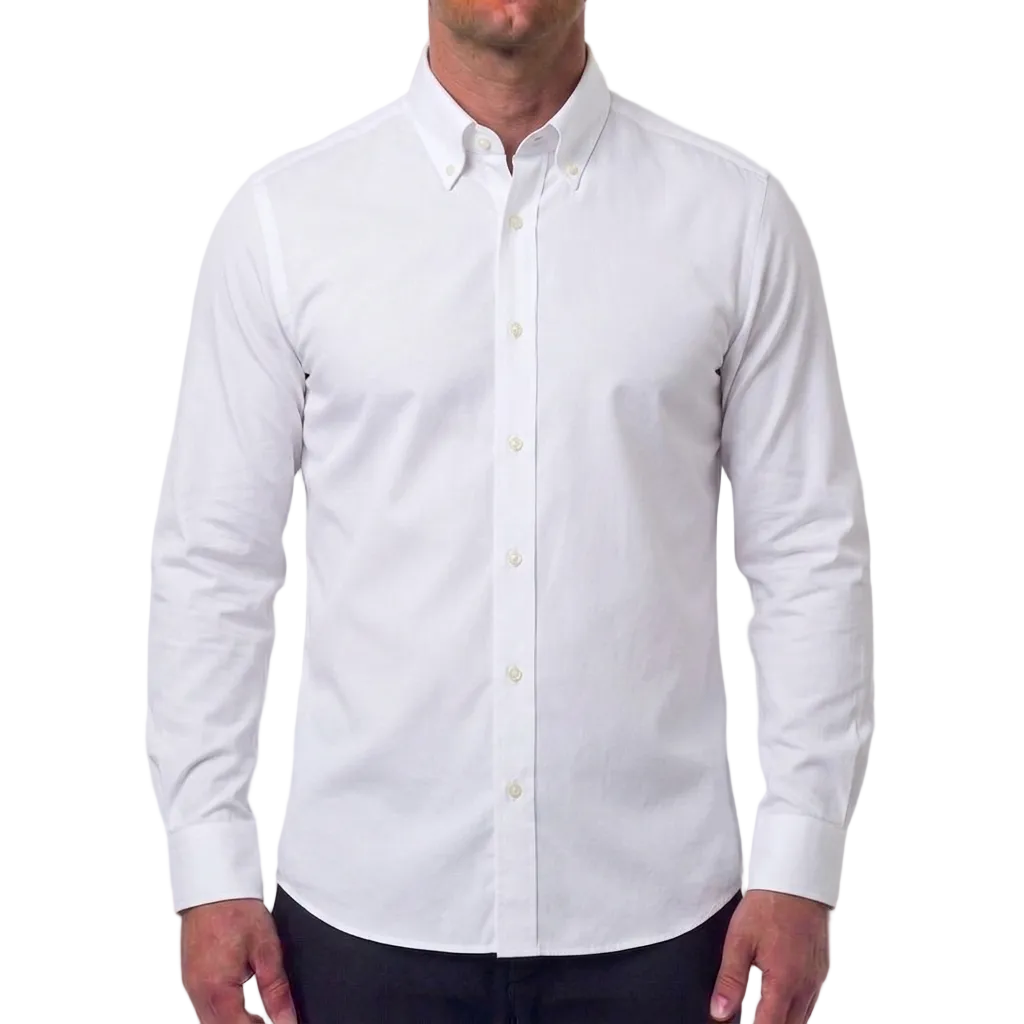 Corneliani Cotton Dress Shirt – White, Men's