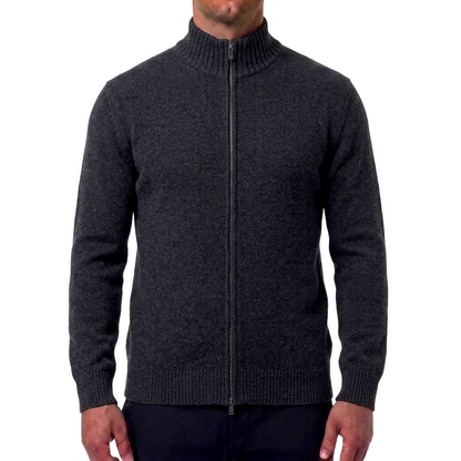 Gran Sasso Wool-Cashmere Sweater – Dark Grey, Men's