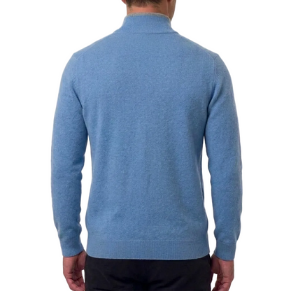 Fedeli Cashmere Sweater – Blue II, Men's