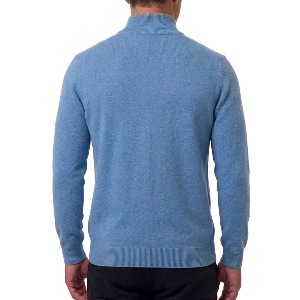 Fedeli Cashmere Sweater – Blue II, Men's