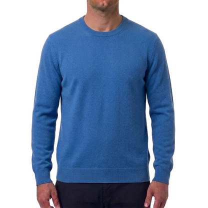 Fedeli Cashmere Sweater – Blue, Men's