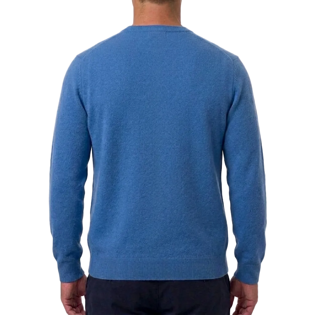 Fedeli Cashmere Sweater – Blue, Men's