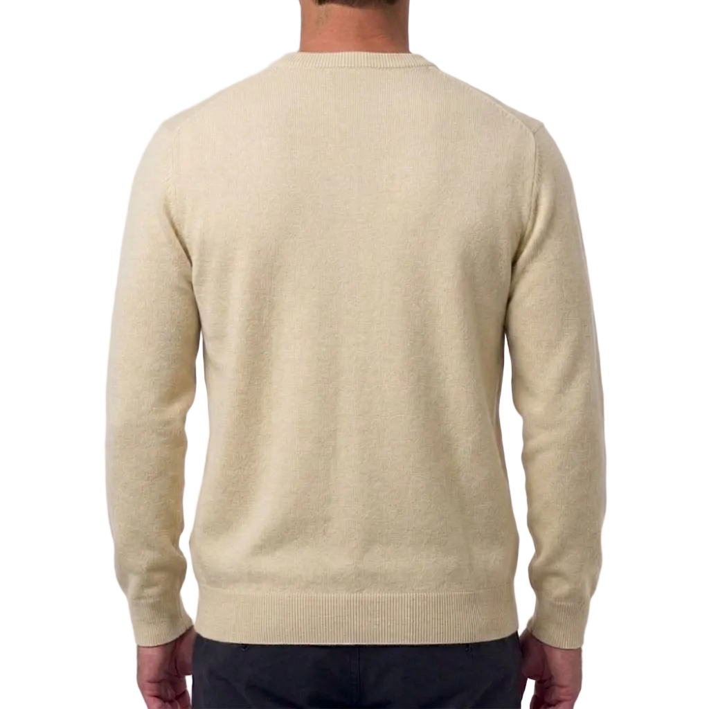 Filippo De Laurentiis Wool-Silk-Cashmere Sweater – Beige, Men's