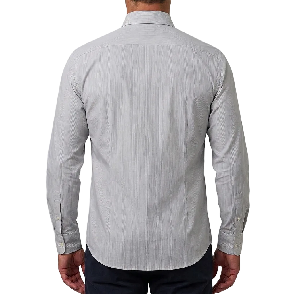 Corneliani Cotton Dress Shirt – Light Grey, Men's