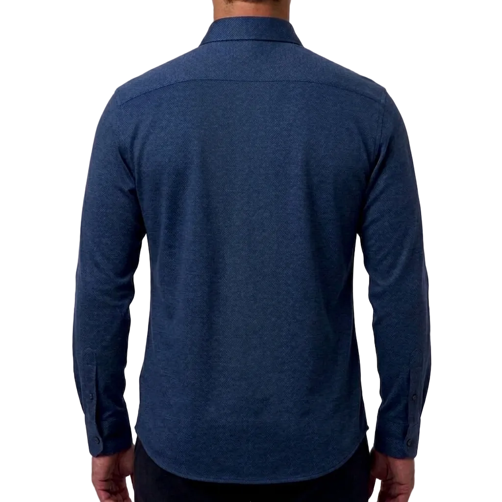 Corneliani Cotton Jersey Shirt – Navy Blue, Men's