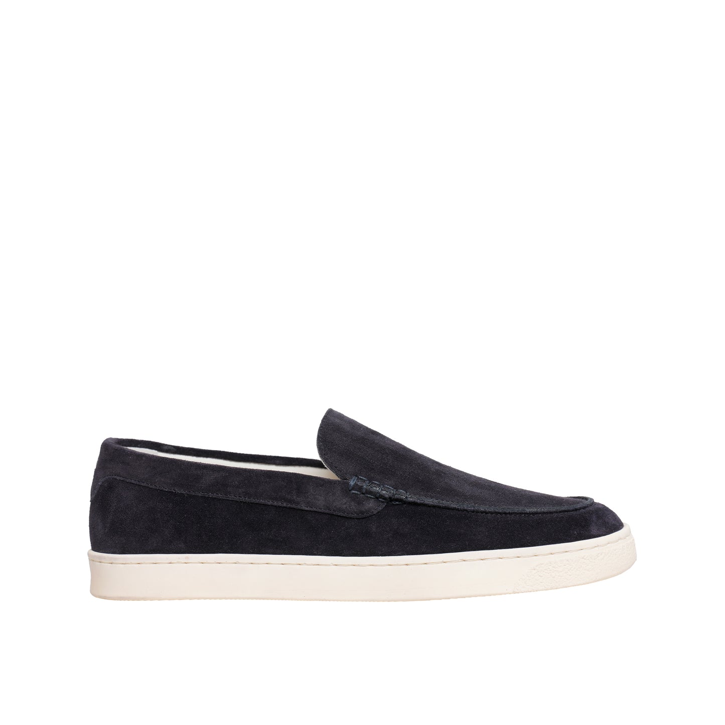 Brunello Cucinelli Navy Leather Loafers – Men's
