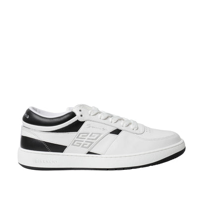 Givenchy Leather & Textile Sneakers – White/Black, Men's