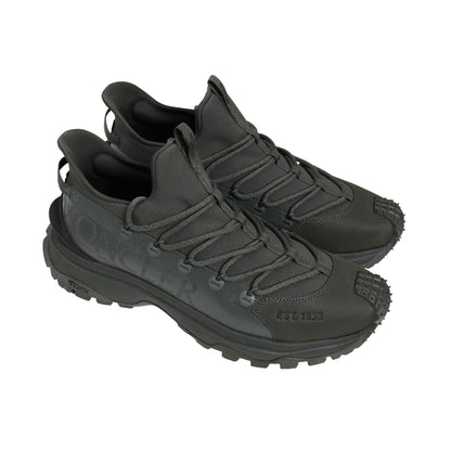 Moncler Trailgrip Leather & Textile Sneakers – Green, Men's