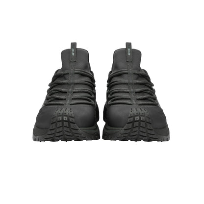 Moncler Trailgrip Leather & Textile Sneakers – Green, Men's