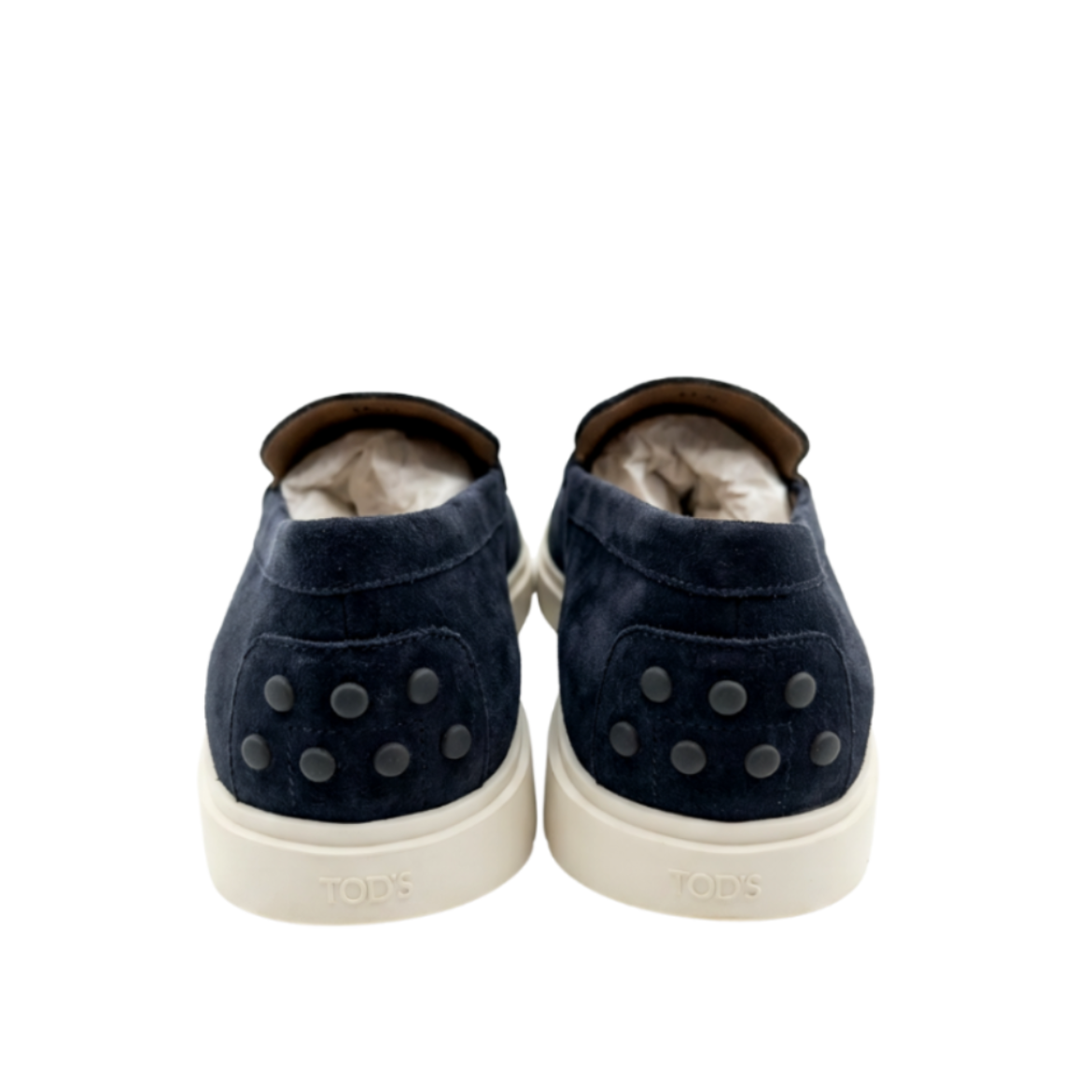 Tod's Leather Loafers – Navy Blue, Men's
