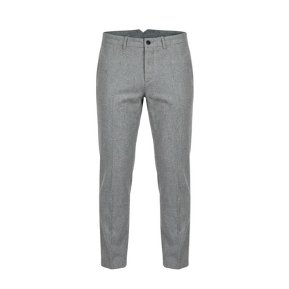 Eleventy Wool-Cashmere Pants – Grey, Men's