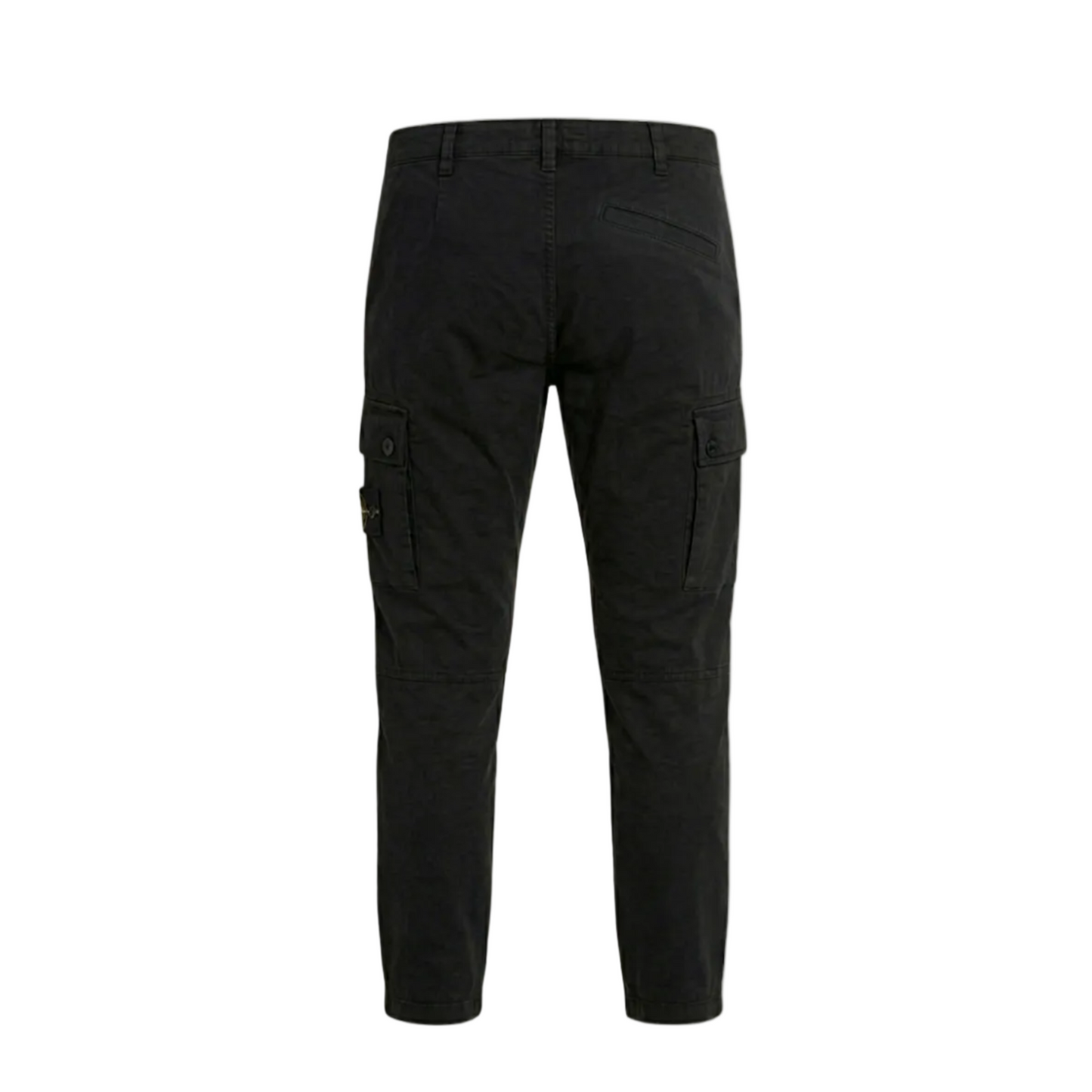 Stone Island Cotton-Elastin Cargo Trousers – Black, Men's