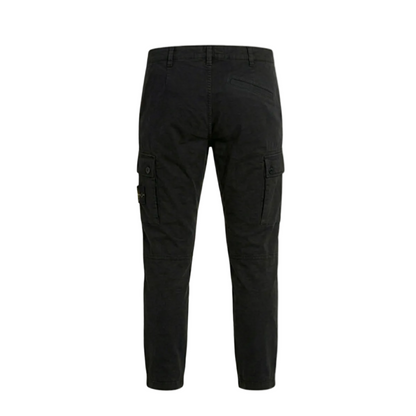 Stone Island Cotton-Elastin Cargo Trousers – Black, Men's