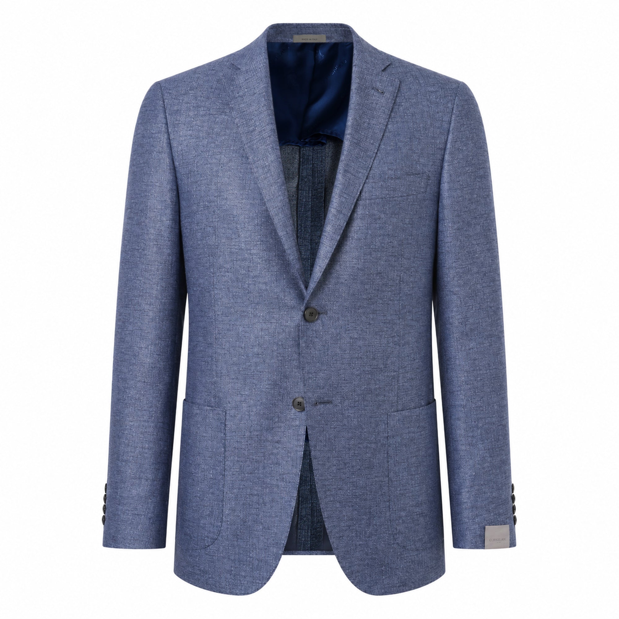 Corneliani Cashmere-Silk Blazer – Blue, Men's