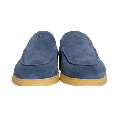 Giuseppe Zanotti Leather Loafers – Blue, Men's
