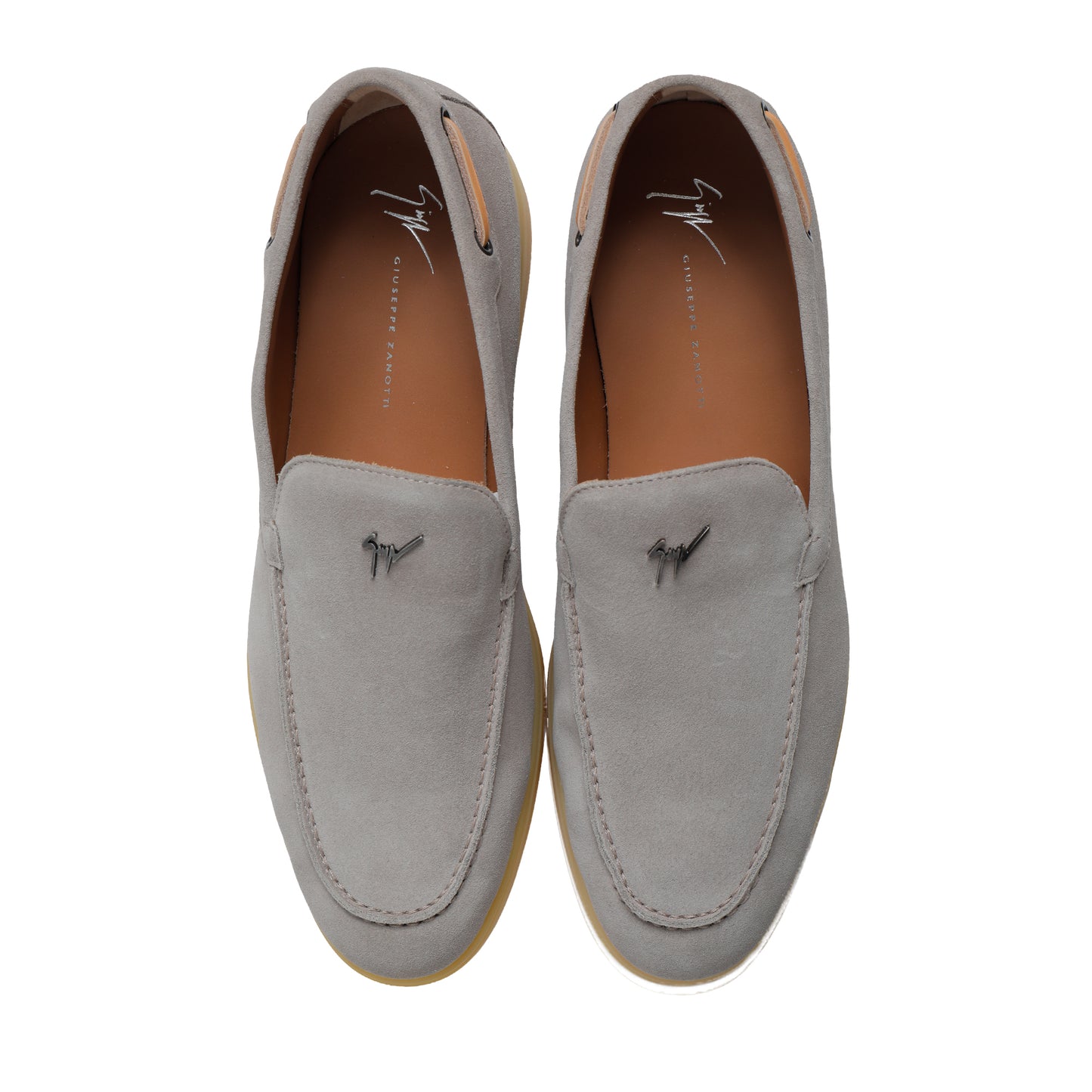 Giuseppe Zanotti Leather Loafers – Grey, Men's