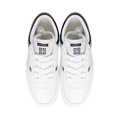 Givenchy Leather & Textile Sneakers – White/Black, Men's