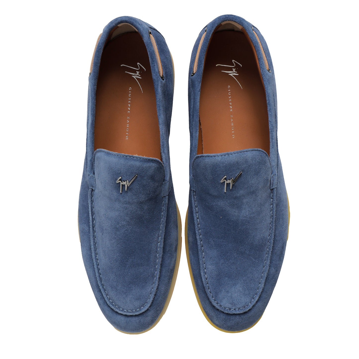 Giuseppe Zanotti Leather Loafers – Blue, Men's
