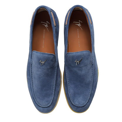 Giuseppe Zanotti Leather Loafers – Blue, Men's