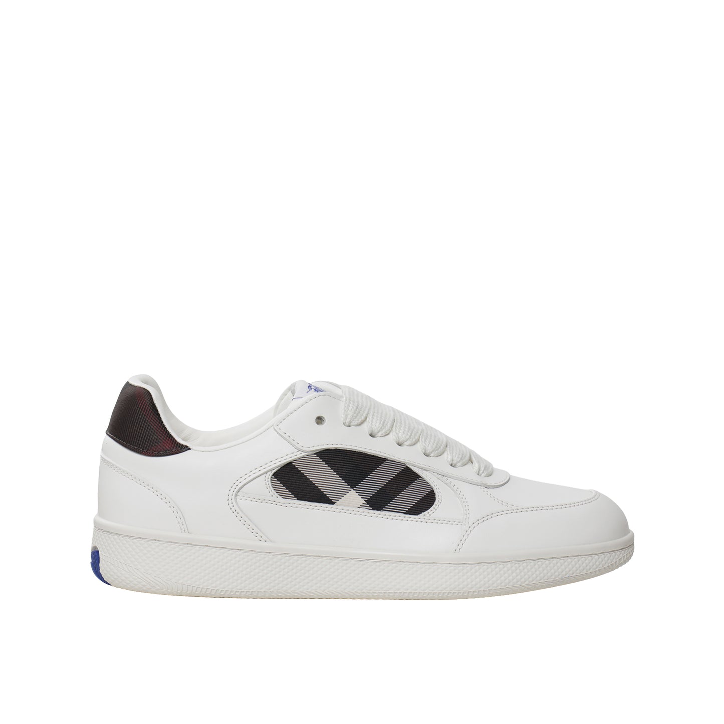 Burberry Italian Leather & Textile Sneakers – White, Men's
