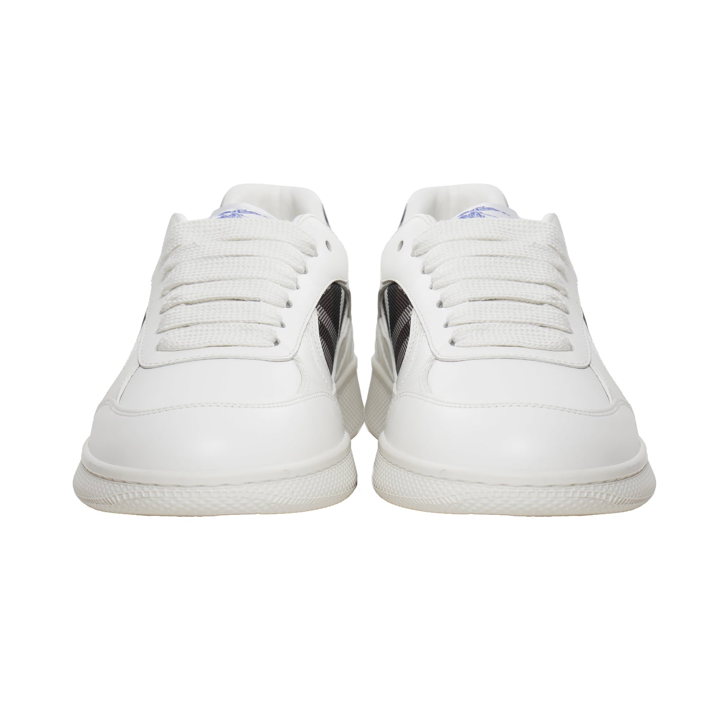 Burberry Italian Leather & Textile Sneakers – White, Men's