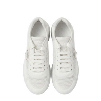 Prada Leather & Textile Sneakers – White, Men's