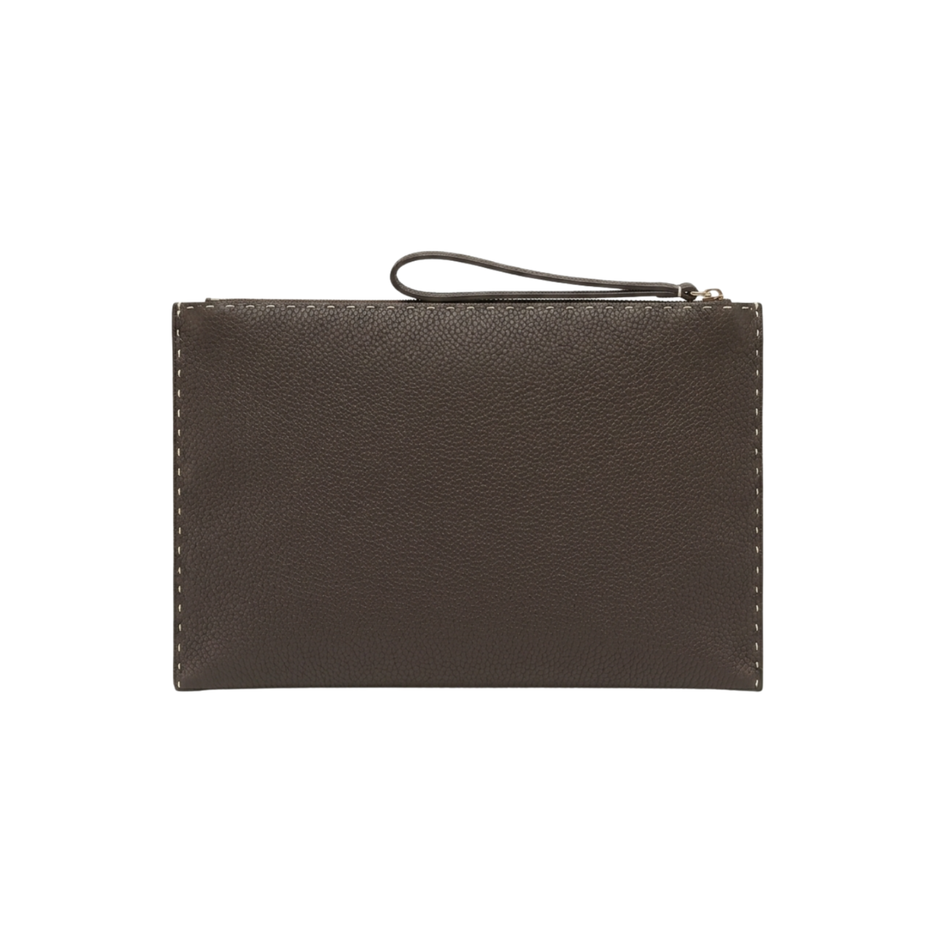 Fendi Leather Pouch Bag – Brown, Men's