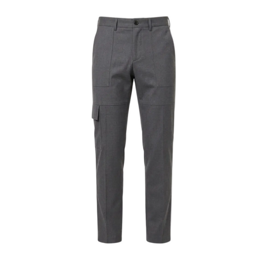 Eleventy Wool Cargo Trousers – Grey, Men's