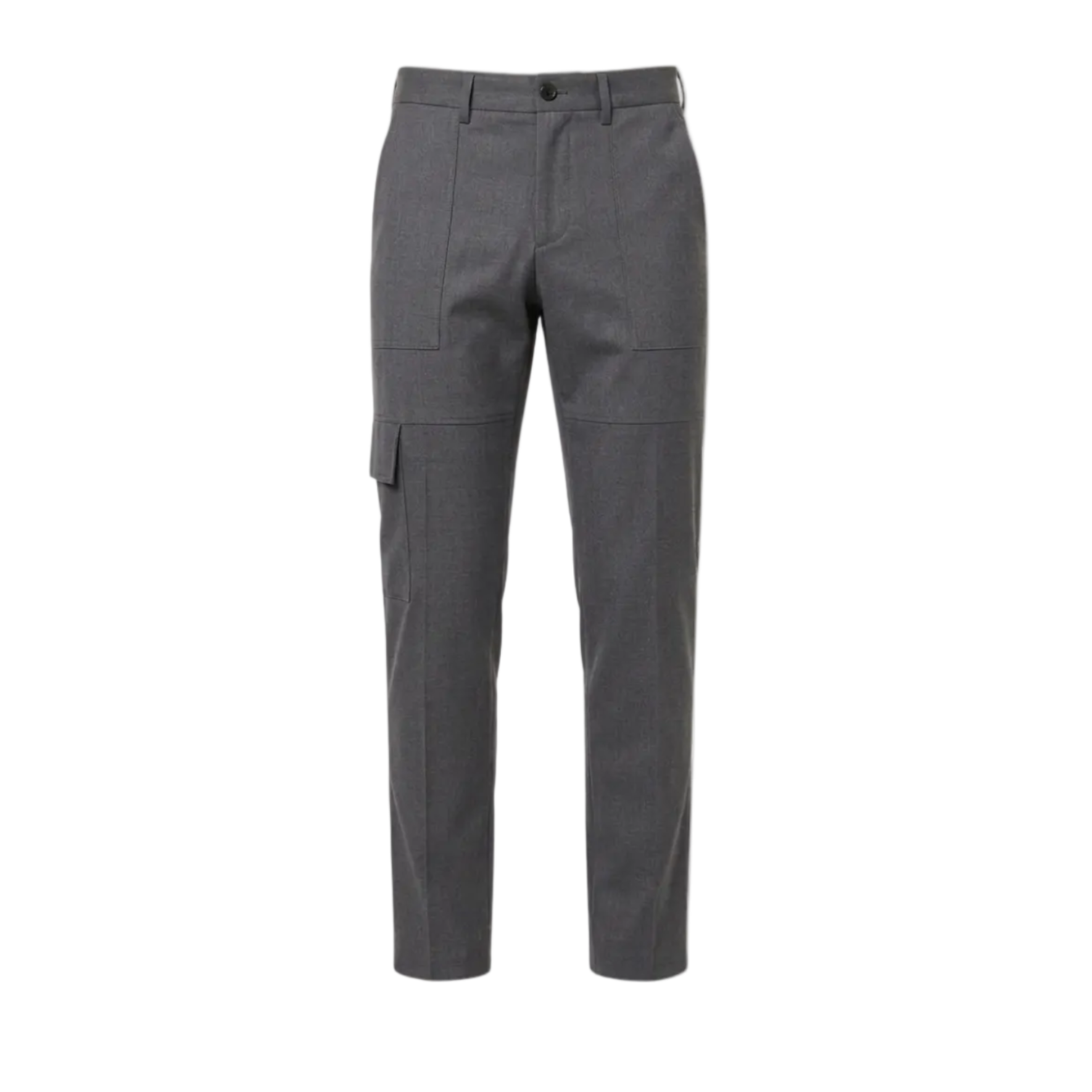 Eleventy Wool Cargo Trousers – Grey, Men's