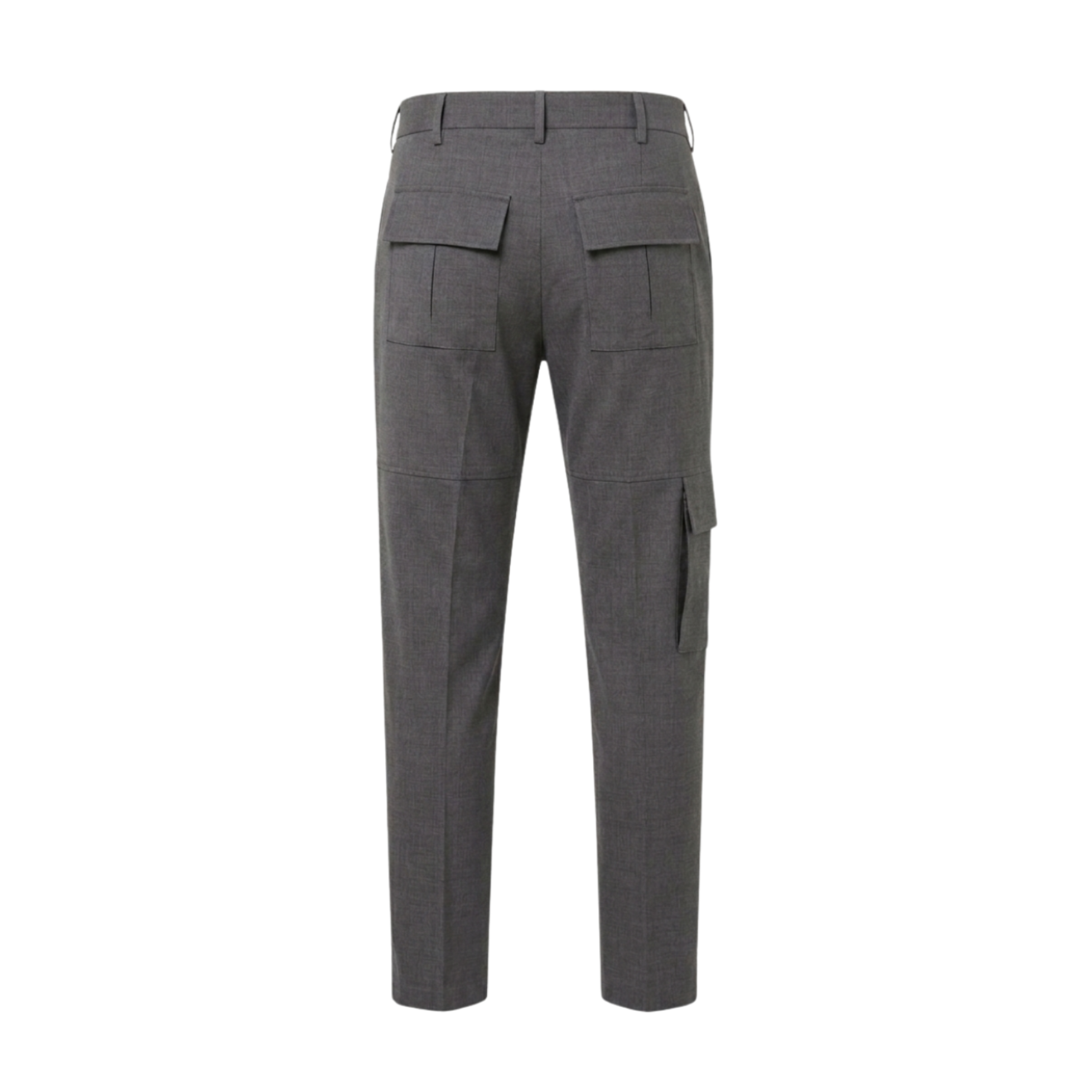 Eleventy Wool Cargo Trousers – Grey, Men's
